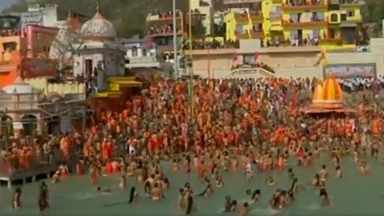 Kumbh Mela 2021: हरिद्वार येथील कुंभमेळा ठरतोय Coronavirus उद्रेकाचे कारण, दोन दिवसांमध्ये 1,000 जण  COVID 19 संक्रमित
