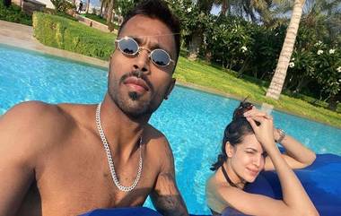 Hardik Pandya याला Natasa Stankovic हिने स्विमिंग पूलमध्येच केले किस; पाहा फोटो