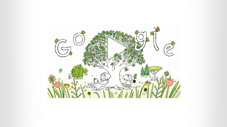 Earth Day 2021 Google Doodle: गुगलने खास डूडलच्या साहाय्याने दिल्या 'अर्थ डे 2021' च्या शुभेच्छा; उज्ज्वल भविष्यासाठी लोकांना झाडे लावण्यास केले प्रोत्साहित
