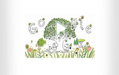 Earth Day 2021 Google Doodle: गुगलने खास डूडलच्या साहाय्याने दिल्या 'अर्थ डे 2021' च्या शुभेच्छा; उज्ज्वल भविष्यासाठी लोकांना झाडे लावण्यास केले प्रोत्साहित