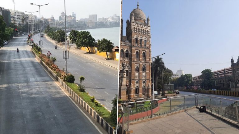 Weekend Lockdown मुळे गजबजणार्‍या मुंबई मध्ये पुन्हा शुकशुकाट;  पहा Marine Drive, CSMT, Dadar भागातील सुन्न रस्त्यांचे फोटो, व्हिडिओज