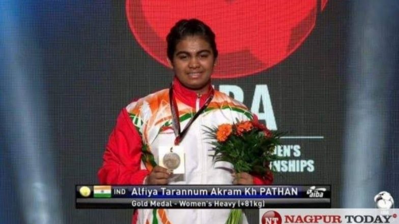 AIBA Youth Men's आणि Women's World Boxing Championships मध्ये नागपूर मधील बॉक्सर अलफिया अक्रम पठानने पटवकले सुवर्ण पदक, अनिल देशमुख यांच्याकडून कौतुकाची थाप 
