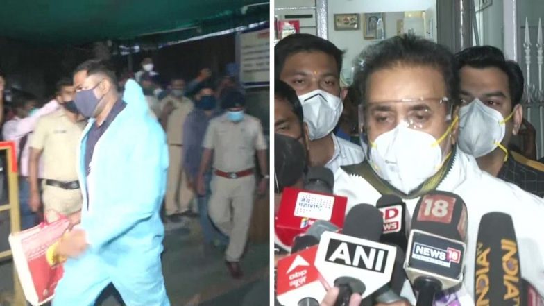 अनिल देशमुख यांच्या विरोधात FIR दाखल केल्यानंतर तपासणीसाठी पोहचलेली CBI ची टीम निवासस्थातून पडली बाहेर