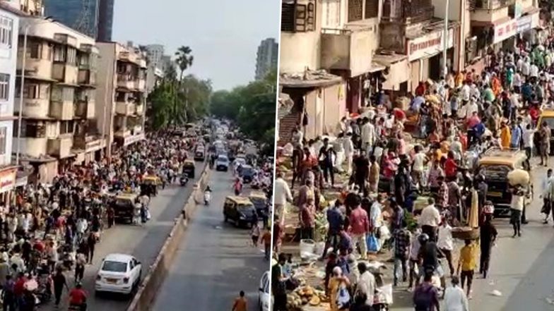 महाराष्ट्र: दादर भाजी मार्केट मध्ये आज सकाळी पाहायला मिळाली तुडूंब गर्दी