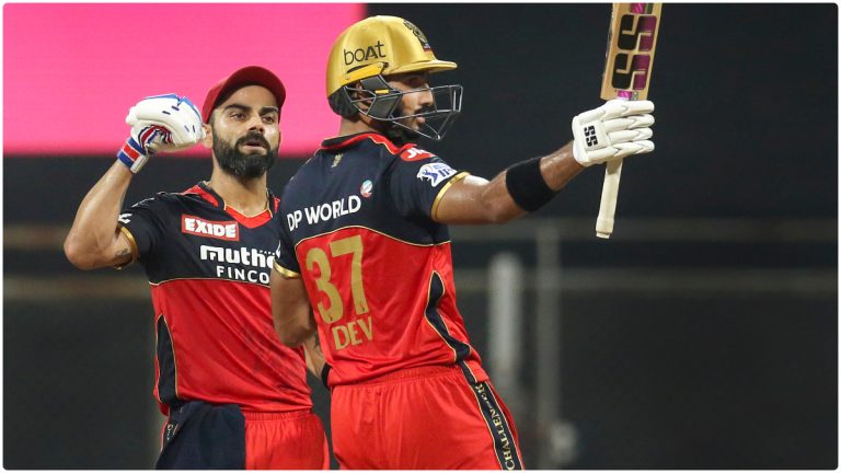 IPL 2021 RCB vs CSK Match 35: शारजाहमध्ये पडिक्क्ल-विराटचे वादळी अर्धशतक, आरसीबीचे चेन्नईला विजयासाठी 157 धावांचे आव्हान