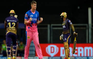 RR vs KKR IPL 2021 Match 18: Chris Morris याचा कोलकातावर हल्लाबोल, राजस्थान रॉयल्सला विजयासाठी 134 धावांचे लक्ष्य