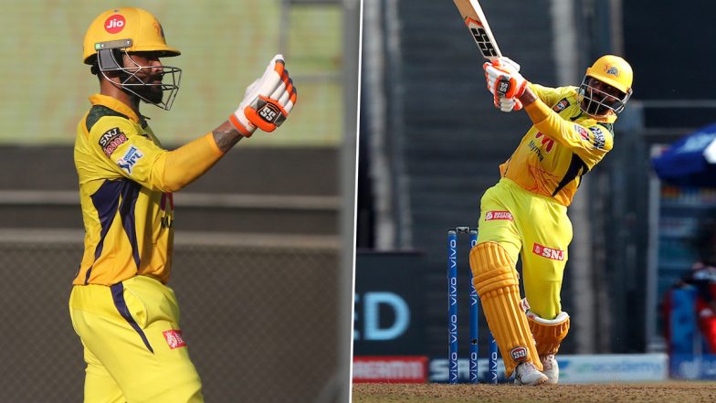 CSK vs RCB IPL 2021 Match 19: Ravindra Jadeja ने Harshal Patel च्या एका ओव्हरमध्ये केला 5 षटकारांचा वर्षाव, युनिव्हर्स बॉसच्या विक्रमाची केली बरोबरी