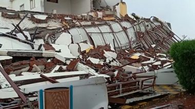 Hotel Collapsed in Malegaon: वादळी वाऱ्यासह पडणाऱ्या पावसामुळे मालेगावमधील एका हॉटेलचा भाग कोसळला, बचावकार्य सुरू