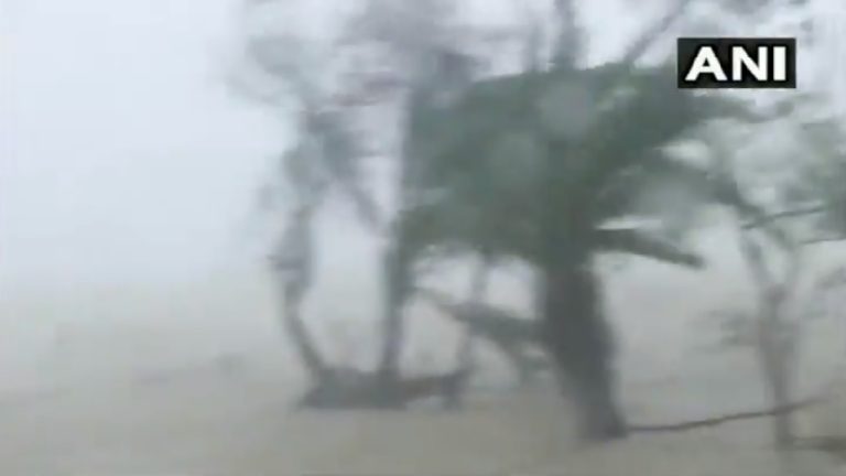 Cyclone Yaas: ओडिशा राज्याच्या भद्रक जिल्ह्यात वादळी वाऱ्यासह जोरदार पावसास सुरुवात