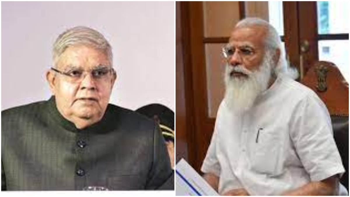 Jagdeep Dhankhar Resignation: पंतप्रधान नरेंद्र मोदी यांच्याकडून जगदीप धनखड यांना शुभेच्छा