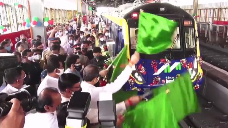 Mumbai Metro: मुंबई मेट्रो 2A , 7 चाचणीस सुरुवात, मुख्यमंत्री उद्धव ठाकरे यांच्या हस्ते उद्घाटन