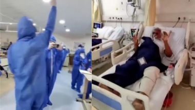रुग्णांच्या चेहऱ्यावर हसु येण्यासाठी रुग्णालयातील कर्मचाऱ्यांनी गायले 'नमो-नमो' गाणे, पहा Viral Video