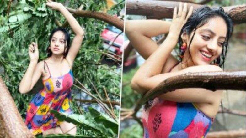 Cyclone Tauktae मध्ये कोसळलेल्या झाडामध्ये टिव्ही अभिनेत्री Deepika Singh ने केला जबरदस्त डान्स; पहा Photos आणि Videos