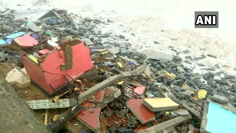 Cyclone Tauktae मुळे केरळ मधील तिरुअनंतपुरम येथे घरांचे मोठे नुकसान (See Pics)