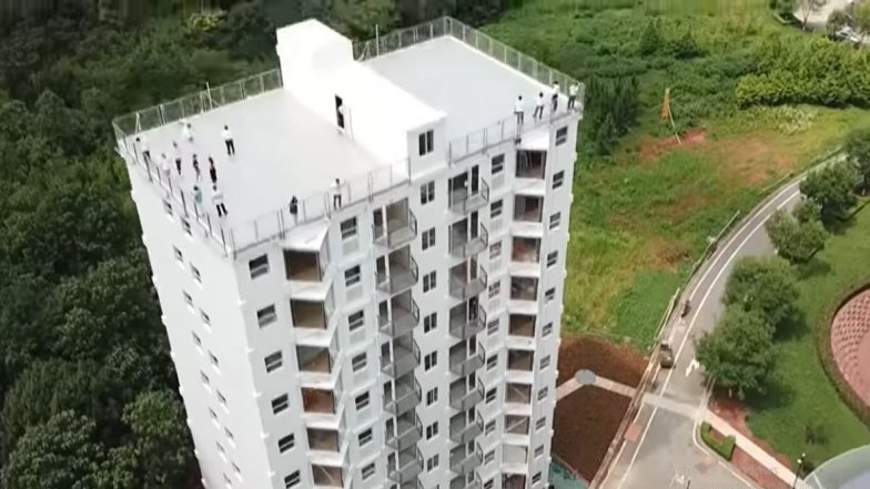 काय सांगता? फक्त 28 तासांमध्ये उभी केली 10 मजली इमारत; China च्या कंपनीची कमाल (Watch Video)