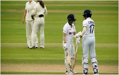 IND W vs ENG W Test 2021 Day 3: शेफाली वर्माचे विक्रमी अर्धशतक, तिसऱ्या दिवसाखेर फॉलोऑन खेळत टीम इंडियाची 82 धावांनी पिछाडी