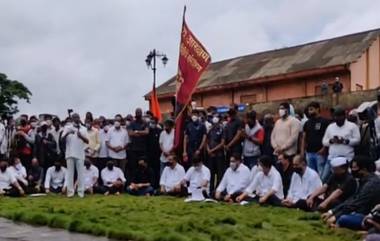 Maratha Mukh Morcha in Kolhapur: कोल्हापूर येथील मराठा मूक मोर्चा आंदोलनास अॅड. प्रकाश आंबेडकर उपस्थित