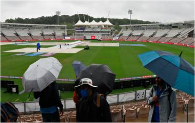 IND vs NZ WTC Final 2021: हॅम्पशायर बाऊलच्या मैदानात पावसाची जोरदार बॅटिंग, चौथ्या दिवसाचा खेळ रद्द