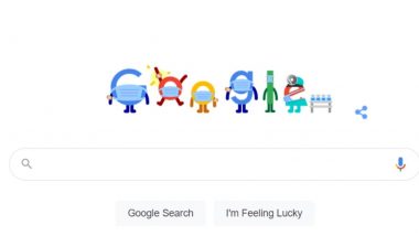 Covid Vaccine Google Doodle: 'माझ्या जवळपासचे COVID लसीकरण केंद्र' बाबत एका क्लिकवर माहिती देणारं आजच खास गूगल डुडल