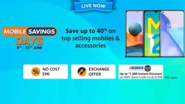 Amazon Mobile Savings Days Sale 2021 अंतर्गत Realme X7, Oppo F19 Pro+ 5G सह OnePlus च्या स्मार्टफोनवर मिळणार जबरदस्त डिस्काऊंट; जाणून घ्या ऑफर्स