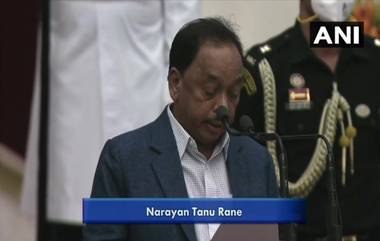 Modi Cabinet Reshuffle: महाराष्ट्राचे माजी मुख्यमंत्री, खासदार Narayan Rane यांनी घेतली मंत्रीपदाची शपथ (Watch Video)