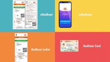 Aadhaar Letter, eAadhaar, mAadhaar आणि Aadhaar PVC Card मध्ये नेमका फरक काय? जाणून घ्या