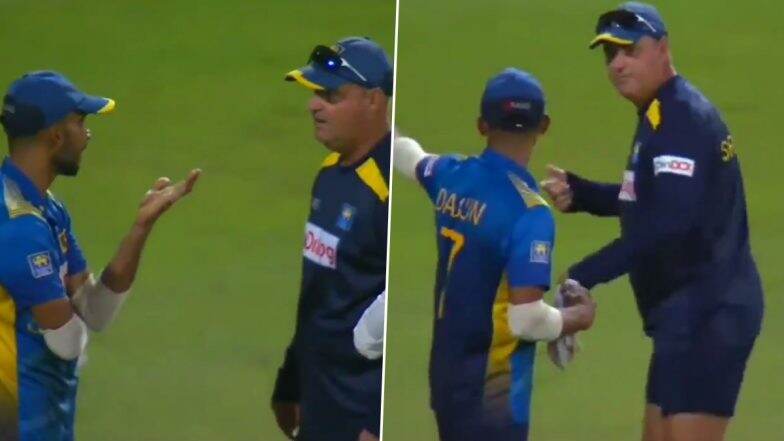 IND vs SL 2nd ODI: भारताच्या विजयानंतर Mickey Arthur यांचा चेहरा उतरला, मैदानात श्रीलंकन कर्णधार Dasun Shanaka याच्याशी जाऊन भिडले; पाहा व्हायरल Video