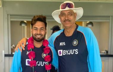 IND vs ENG 2021: ‘हार के बाद ही जीत है’... कोरोनावर मात करून Rishabh Pant याचा भारतीय दलात समावेश, रवि शास्त्री यांनी असे केले स्वागत