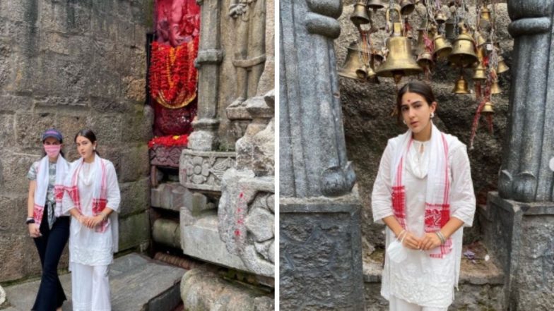 सारा अली खान हिने घेतला देवी कामाख्याचा आशीर्वाद पण नेटकऱ्यांनी धर्मावरुन उपस्थितीत केले प्रश्न