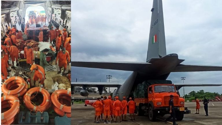 Floods in Maharashtra & Goa: पुणे, रत्नागिरी, गोवा मध्ये पूरग्रस्तांच्या मदतीसाठी नौदलाकडून अतिरिक्त C-17 Globemaster, Super Hercules तैनात