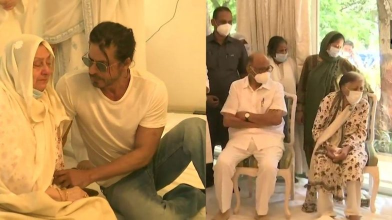 Dilip Kumar Funeral: शरद पवार, अनिल कपूर ते SRK पोहचले दिलीप कुमार यांच्या घरी; Saira Banu चे केले सांत्वन