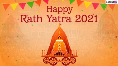Lord Jagannath Rath Yatra 2021 Greetings & HD Images for Free Download Online: रथ यात्रेनिमित्त शुभेच्छा देण्यासाठी डाऊनलोड करा Wishes, WhatsApp Messages, SMS and Facebook Status