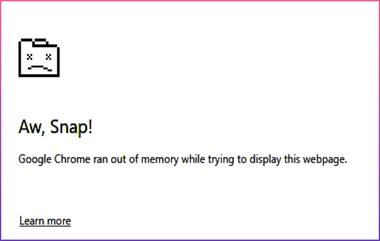 Aw, Snap एरर आल्याने Google Chrome वापरताना अडचणी? कशी दूर कराल समस्या?