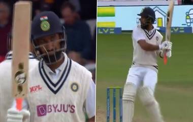 IND vs ENG 3rd Test Day 3: वाह रे वाह! Cheteshwar Pujara ने ‘हिटमॅन’ स्टाईल शॉट खेळत ठोकले कारकिर्दीतील 30 वे अर्धशतक (Watch Video)