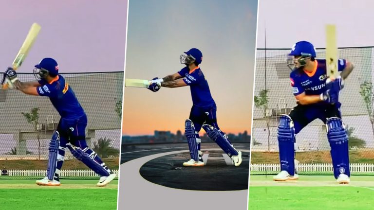 IPL 2021: मुंबई इंडियन्सच्या Ishan Kishan याचा तुफानी अवतार, सराव सत्रादरम्यान केली MS Dhoni च्या हेलिकॉप्टर शॉट हुबेहुब नक्कल (Watch Video)