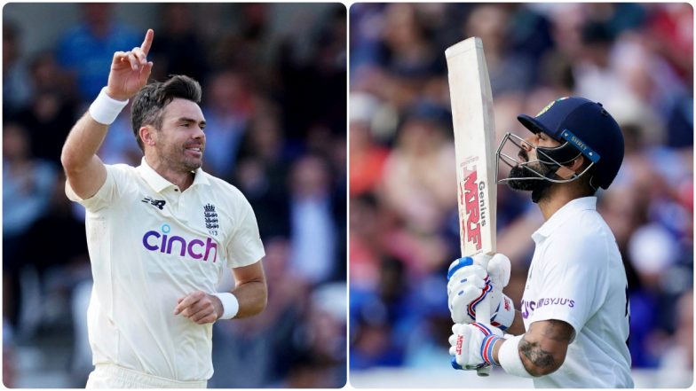 IND vs ENG 3rd Test Day 1: जेम्स अँडरसनच्या जाळ्यात पुन्हा अडकले चेतेश्वर पुजारा, Virat Kohli; इंग्लिश गोलंदाजाची अनोख्या रेकॉर्ड-बुकमध्ये एंट्री