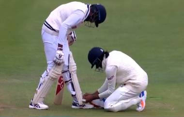 IND vs ENG 2nd Test Day 5: लॉर्ड्स टेस्टच्या पाचव्या दिवशी हसीब हमीदने बांधली जसप्रीत बुमराहची शूलेस, फोटो पाहून नेटकऱ्यांनी केले कौतुक