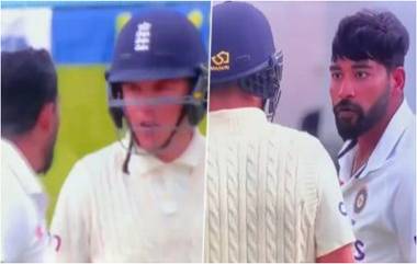 IND vs ENG 1st Test: सॅम कुरन आणि मोहम्मद सिराज यांच्यात झाला हायवोल्टेज ड्रामा, कोहलीला करावी लागली मध्यस्ती; पाहा व्हायरल व्हिडिओ