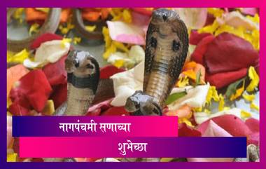 Nag Panchami 2021 HD Images: नागपंचमी सणानिमित्त Wallpapers, Messages, WhatsApp Status, Quotes