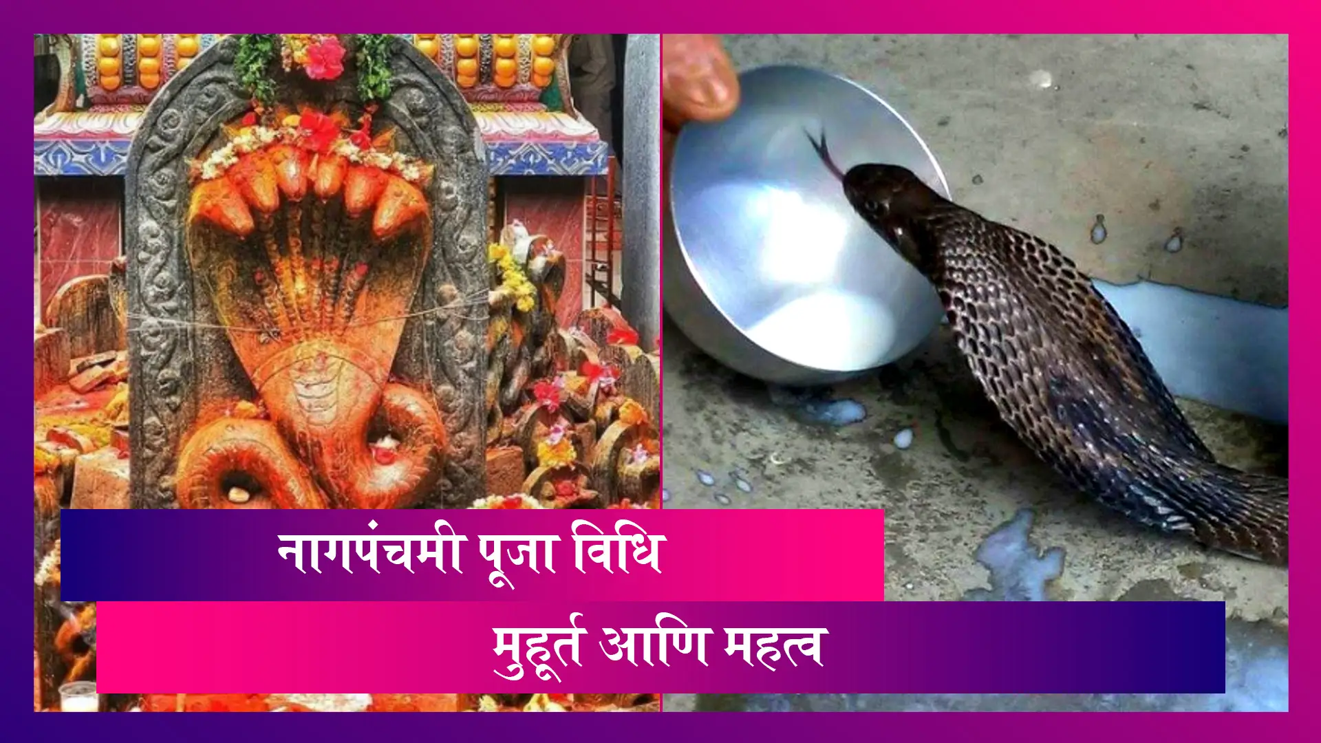 Nag Panchami 2021 Date: नागपंचमी पूजा करण्यासाठी शुभ मुहूर्त कोणता? जाणून घ्या पूजा विधि आणि महत्व