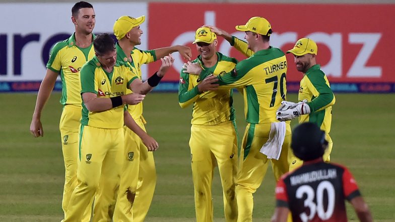 BAN vs AUS 2021: ऑस्ट्रेलियाच्या Nathan Ellis याची आंतरराष्ट्रीय क्रिकेटमध्ये धमाकेदार एंट्री, बांगलादेशविरुद्ध टी-20 पदार्पणात घेतली हॅट्रिक (Watch Video)