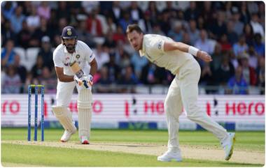 IND vs ENG 3rd Test Day 1: पहिल्या सत्रात James Anderson जोमात; लंचपर्यंत टीम इंडियाच्या 56/4 धावा, अजिंक्य रहाणे बाद