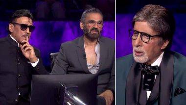 KBC 13: Suniel Shetty ने शेअर केला Amitabh Bachchan यांच्यासोबतच्या पहिल्या भेटीचा किस्सा (Watch Video)