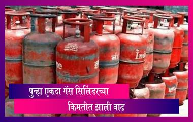 LPG Cylinder Price Hike: एलपीजी सिलेंडर दरात पुन्हा वाढ, घरगुती गॅससाठी मोजावे लागणार 884.50 रुपये