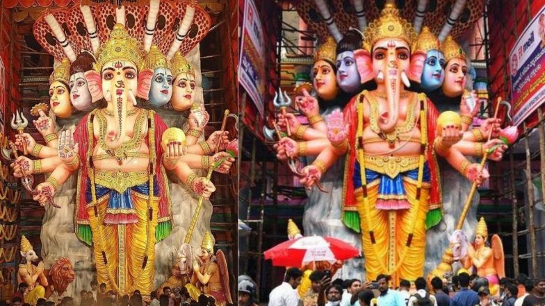Tallest Ganesh Idol in India Streaming Online: देशातील सर्वात उंच Khairatabad Ganesh मूर्तीची स्थापना; घरबसल्या घ्या Live दर्शन