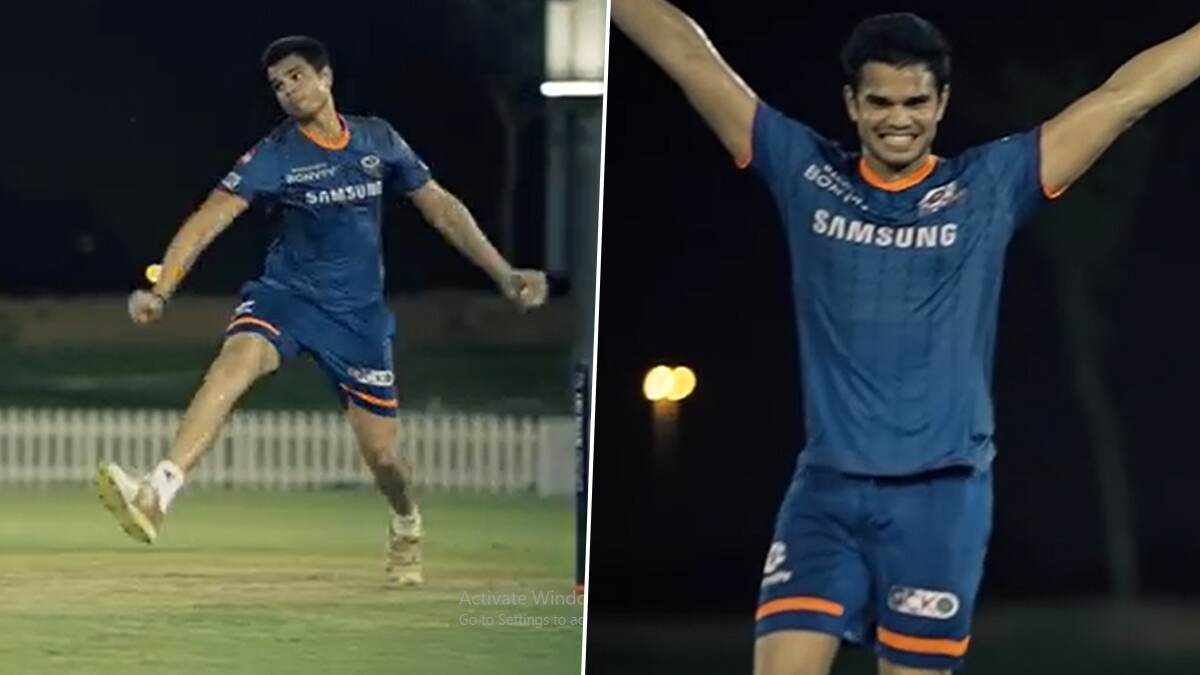 IPL 2021 in UAE: अर्जुन तेंडुलकर करतोय आयपीएल पदार्पणाची तयारी? मुंबई इंडियन्सने शेअर केला सचिनच्या मुलाचा हैराण करणारा व्हिडिओ