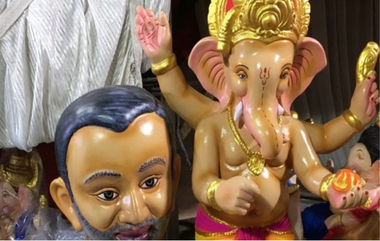 Ganesh Chaturthi 2021: आगरा येथे पीएम मोदी यांच्या खांद्यावर बसलेल्या गणरायाच्या मुर्तीची जोरदार चर्चा