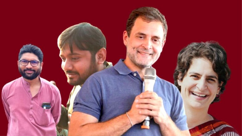 कन्हैया कुमार, जिग्नेश मेवाणी काँग्रेसच्या वाटेवर, राहुल गांधी, प्रियंका गांधी यांची दुसऱ्यांदा भेट; 2 ऑक्टोबरला पक्षप्रवेश होण्याची शक्यता