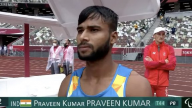 Paralympics: पॅरालॉम्पिंक मध्ये प्रवीण कुमार याला सिल्वर मेडल मिळाल्याने सचिन तेंडुलकर याच्याकडून कौतुक (Tweet)