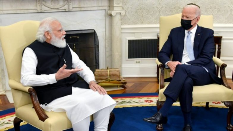 Quad Summit 2021: क्वाड परिषदेत पंतप्रधान नरेंद्र मोदी आणि जो बायडन यांच्यात विविध मुद्द्यांवर चर्चा